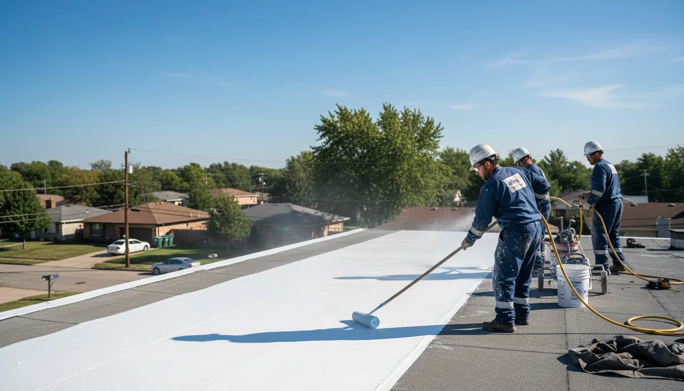 Commercial roof coating in Spurger, TX near me